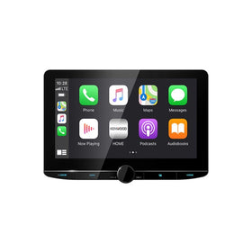 Kenwood DNR1007XR built-in HD Radio adds more stations for clear audio.
