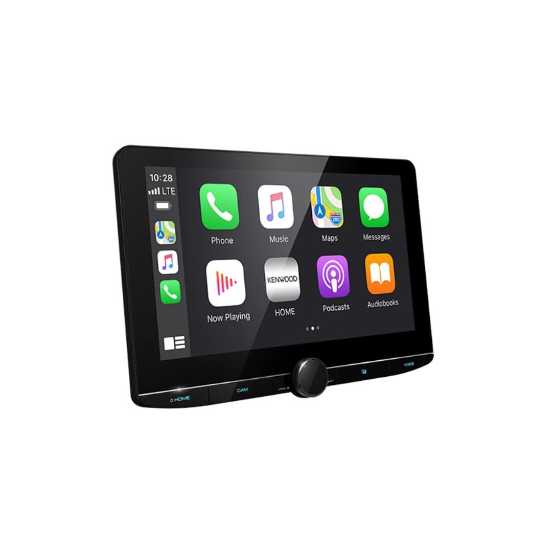 Kenwood DNR1007XR rear camera integration assists safe reversing.