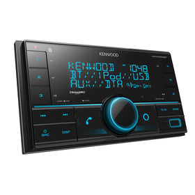 Kenwood DPX305MBT variable color illumination enhances cabin visibility and mood