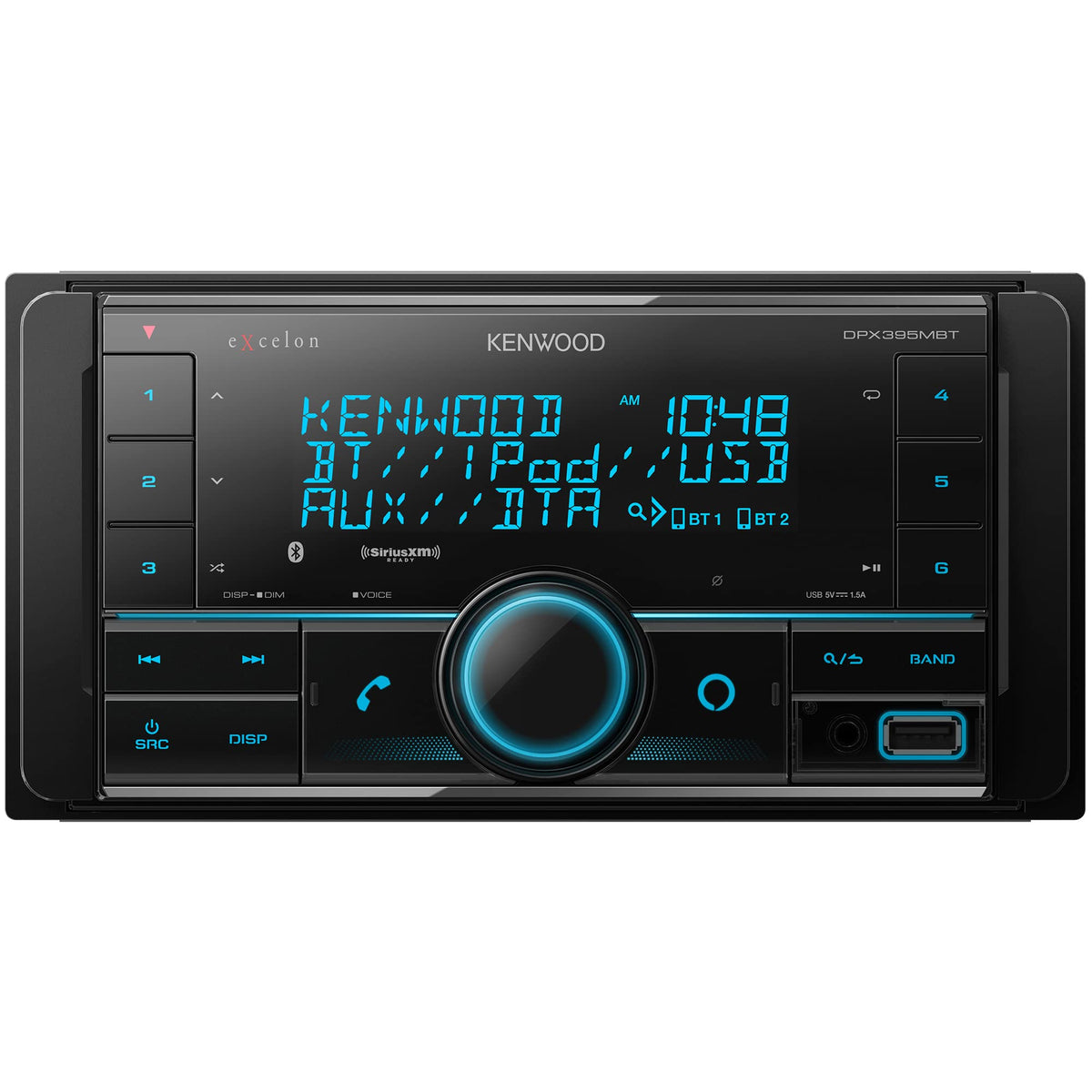 Kenwood DPX395MBT Alexa-ready setup for hands-free control and smart home access.