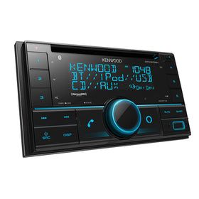 Kenwood DPX505BT three-line display shows source and track info clearly