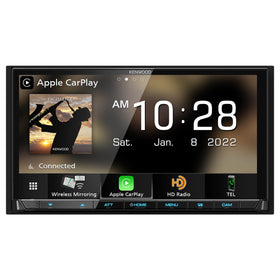 Kenwood eXcelon DMX908S 13-band graphic EQ for precise sound tuning in your car.