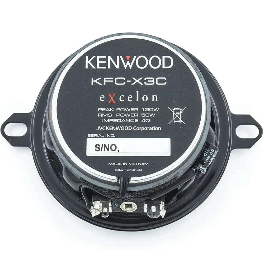 Kenwood eXcelon KFC-X3C 120W max pair designed to upgrade car audio systems