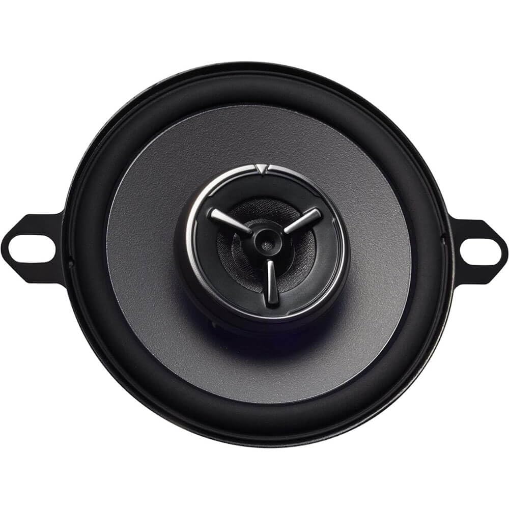 Kenwood eXcelon KFC-X3C compact design with mounting depth details for dash fit