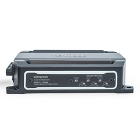 Kenwood KAC-M5024BT Bluetooth streaming with waterproof remote control.