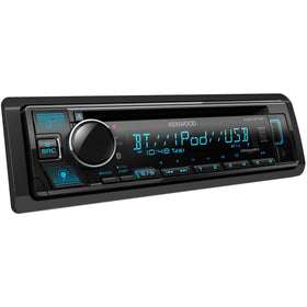 Kenwood KDC-BT35 enables hands-free calling via Bluetooth for safe driving.