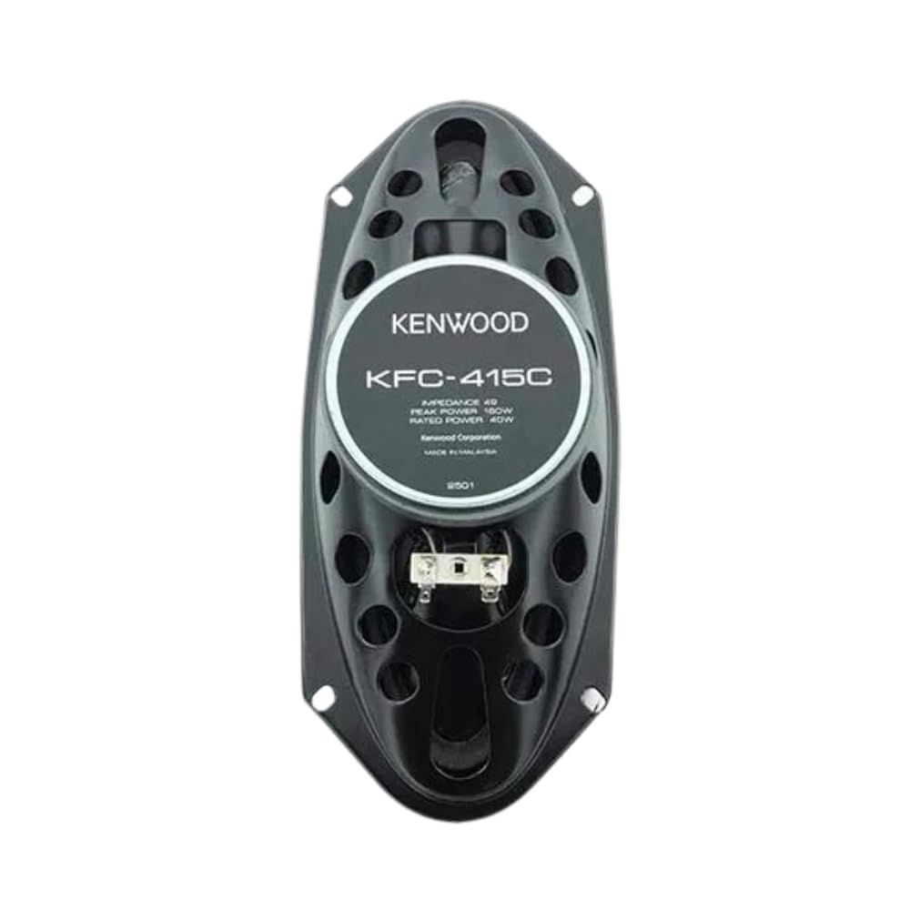 Kenwood KFC-415C balanced dome tweeter detail improves crisp highs