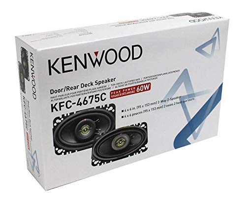 Kenwood KFC-4675C woofer close-up focusing on durable cone