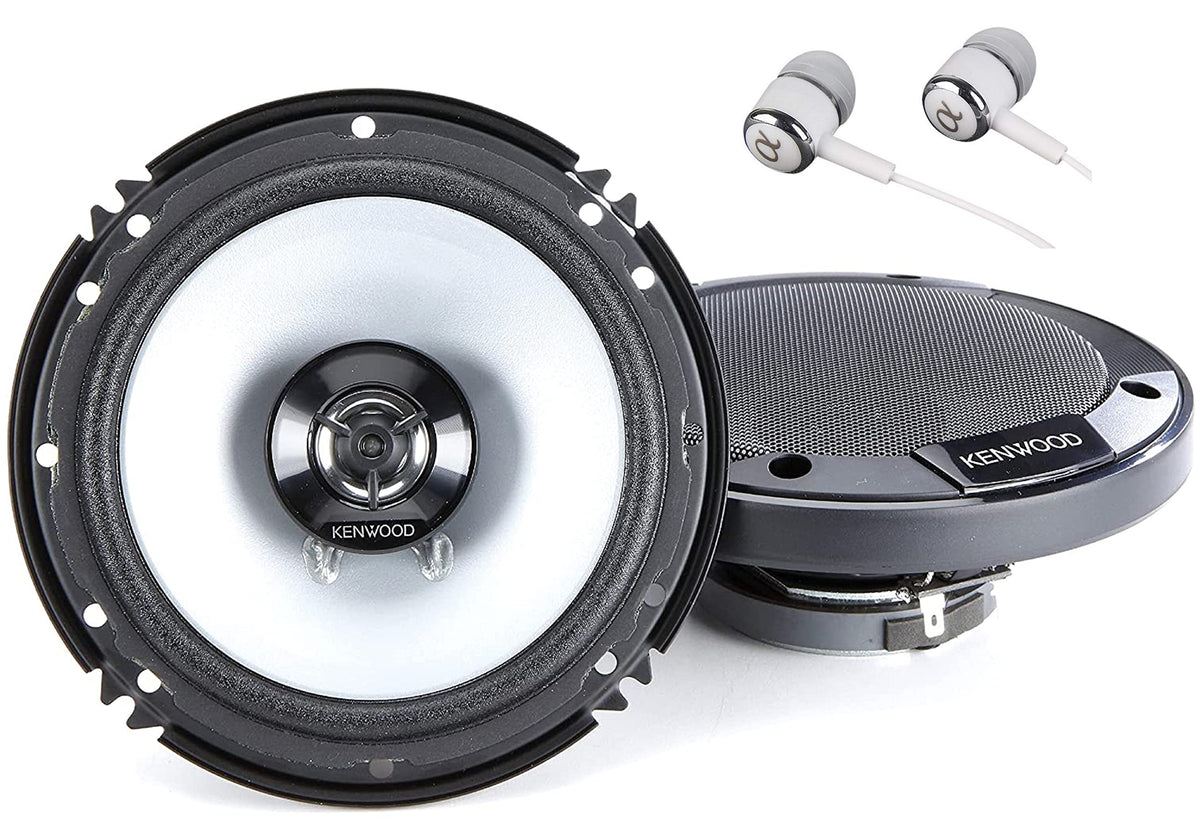 Kenwood KFC 6.5-inch speaker side profile showing compact flush-mount design