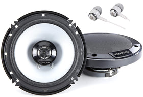 Kenwood KFC 6.5-inch speaker side profile showing compact flush-mount design