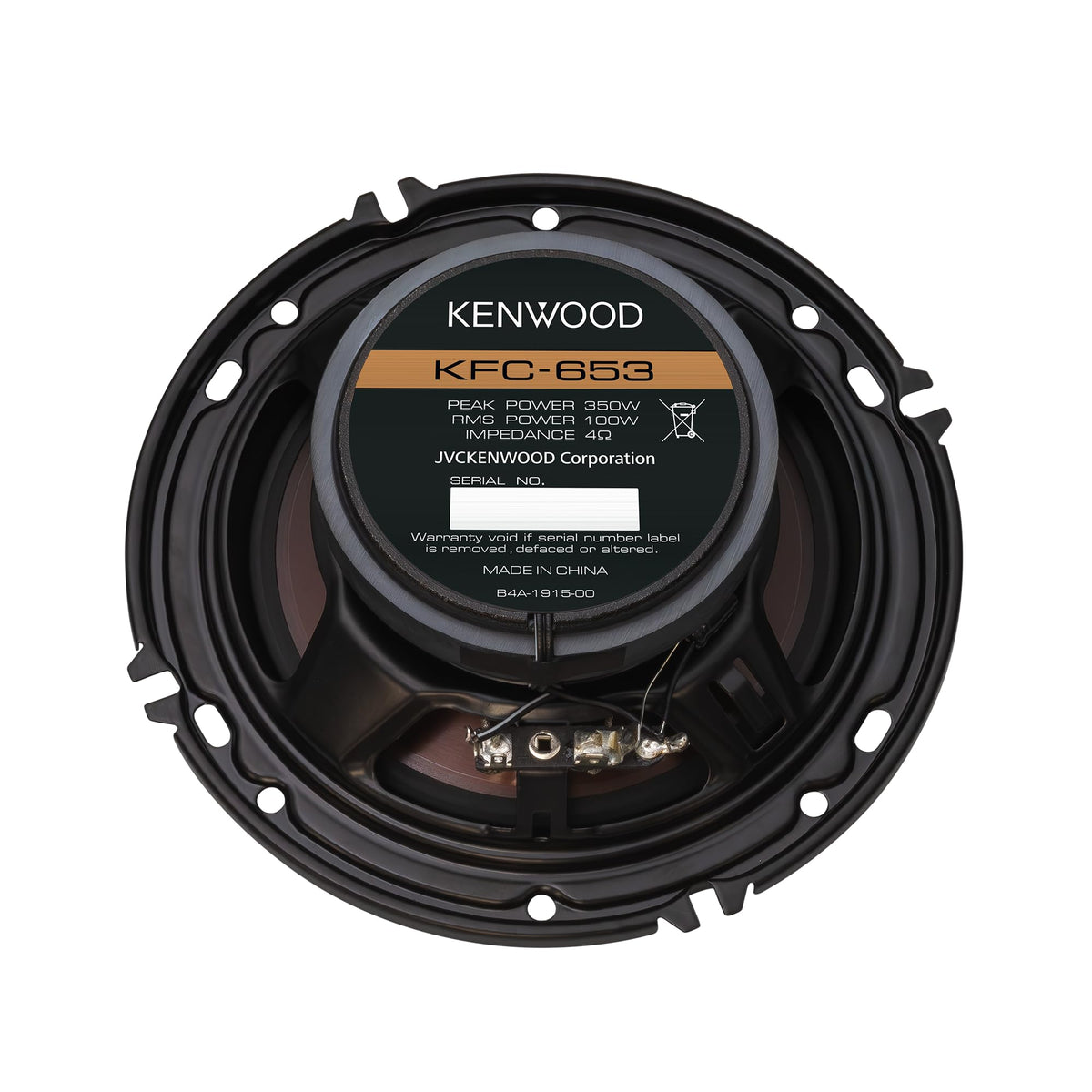 Kenwood KFC-653 car audio demo image showing a richer soundstage in real driving.