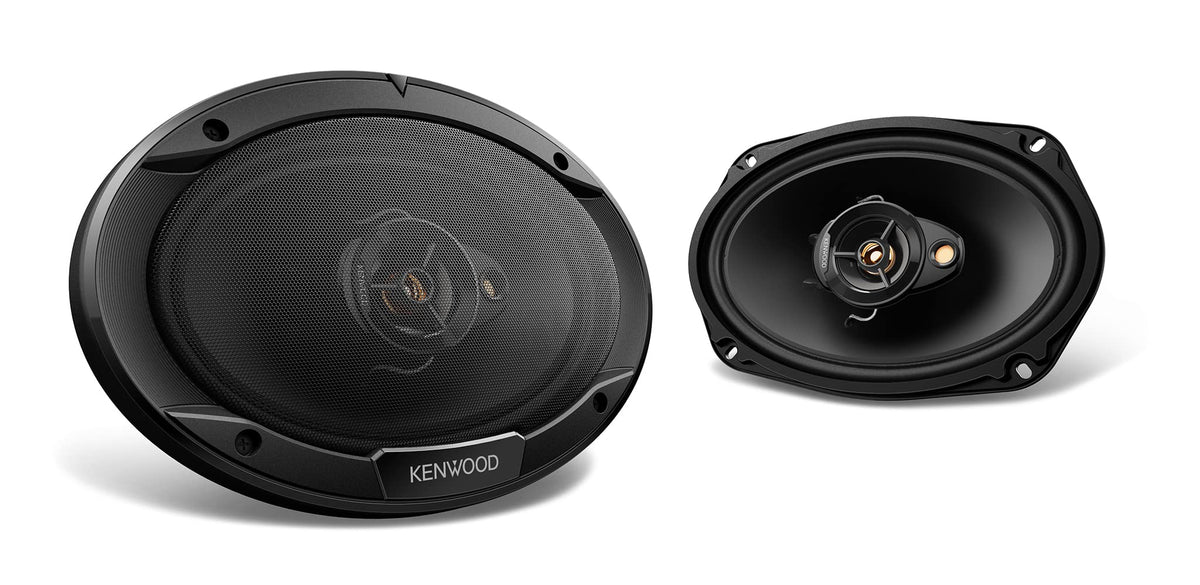 Kenwood KFC-6966R road series 6x9 coaxial speakers deliver clean, powerful sound for your car.