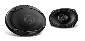 Kenwood KFC-6966R road series 6x9 coaxial speakers deliver clean, powerful sound for your car.