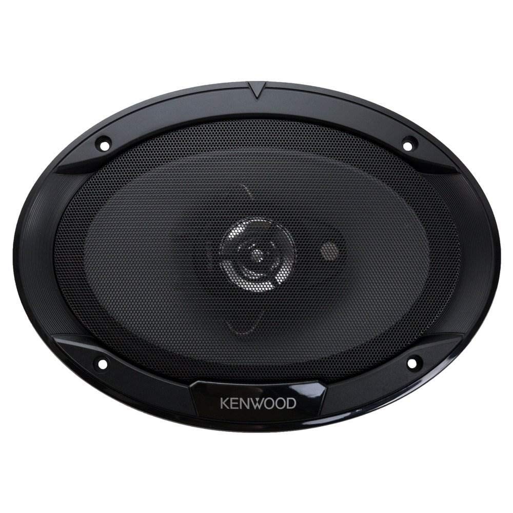 Kenwood KFC-6966S polypropylene cone close-up showing durable bass performance