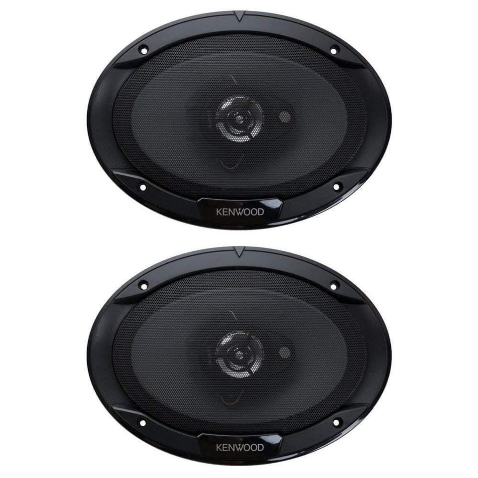 Kenwood KFC-6966S front view showing grille and speaker face for clearer sound