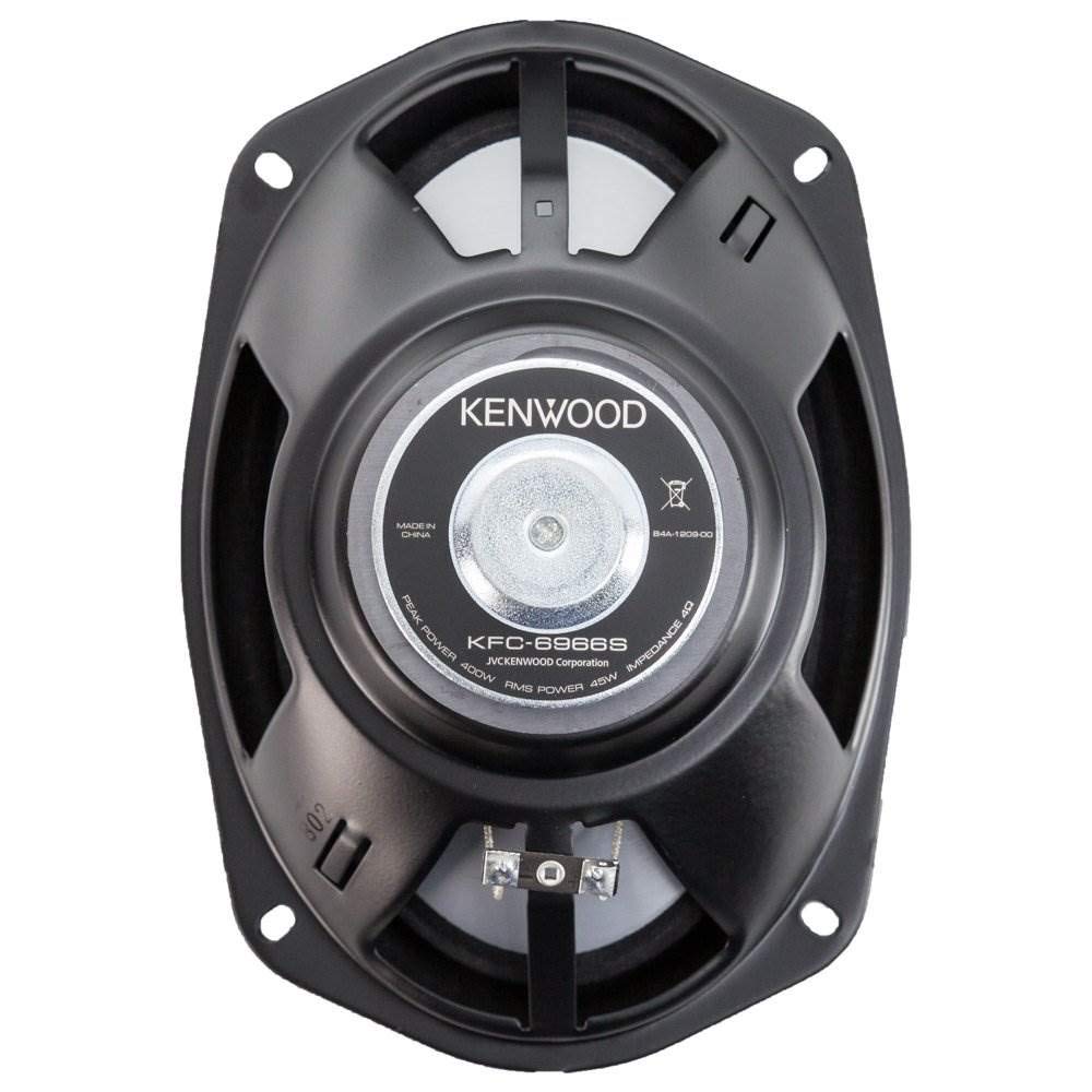 Kenwood KFC-6966S side profile flush-mounted to show low installation depth benefit