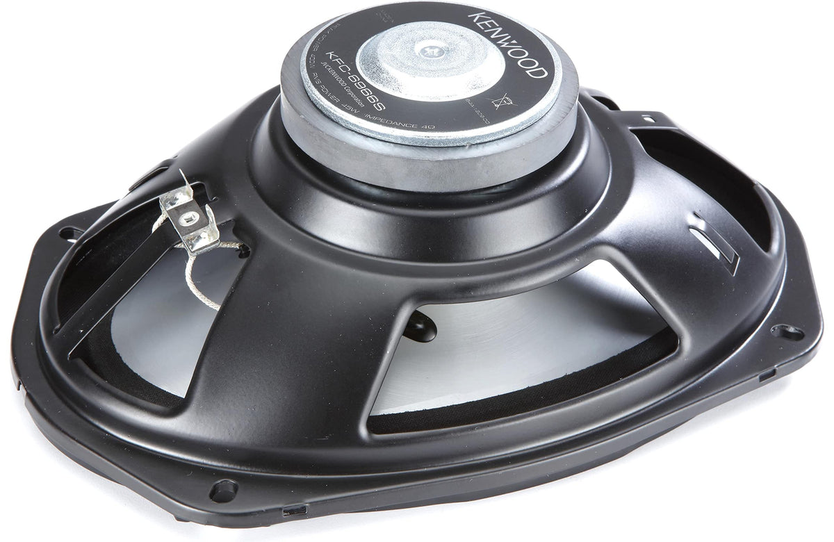Kenwood KFC-6966S tweeter detail delivering clear highs in car listening.