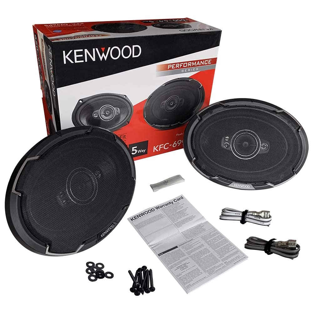 Kenwood KFC-6996PS front-angle view of a 6x9 speaker for clear sound