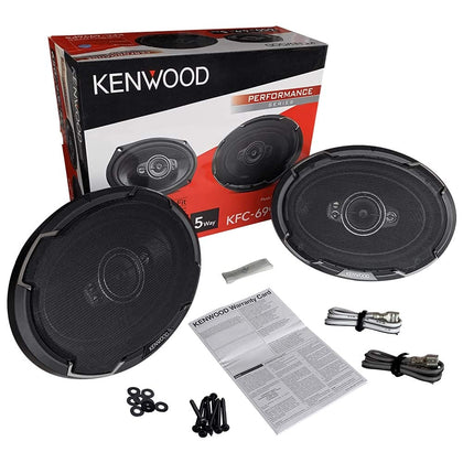 Kenwood KFC-6996PS front-angle view of a 6x9 speaker for clear sound