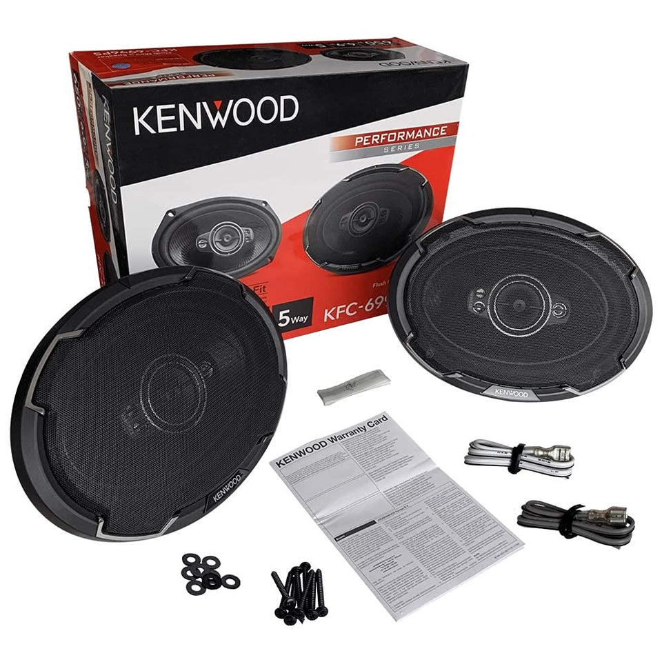 Kenwood KFC-6996PS front-angle view of a 6x9 speaker for clear sound