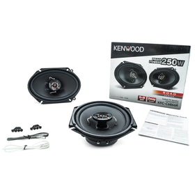 Kenwood KFC-C6866R low-profile tweeter height eases installation