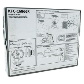 Kenwood KFC-C6866R protective grilles guard against damage