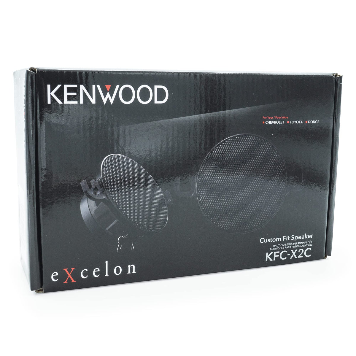 Kenwood KFC-X2C included grilles protect speakers and complete the upgrade