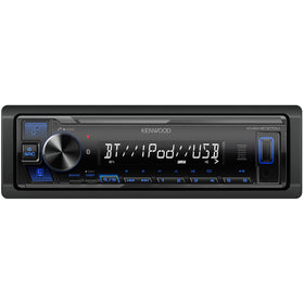 Kenwood KMM-BT270U front panel with high-contrast LCD for easy visibility