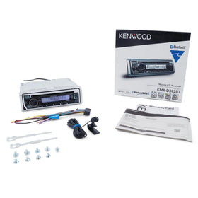 Kenwood KMR-D382BT AM/FM radio with SiriusXM readiness.