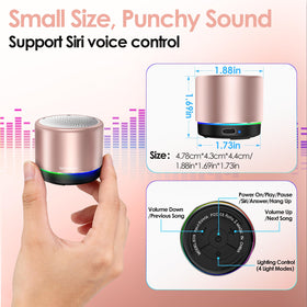 Stable Bluetooth 5.4 connection from Keransean pink speaker for reliable use