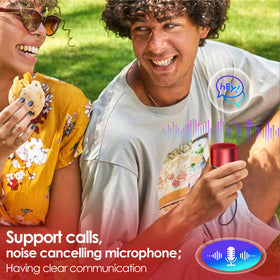 Keransean built-in microphone enables clear calls anywhere, indoors or outdoors.