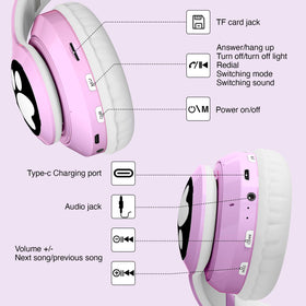 KERHAND Bluetooth kids headphones offer wireless connectivity for tablets