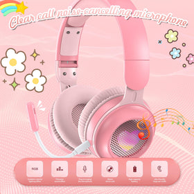 KERHAND close-up of LED cat ears showing light-up feature that delights kids