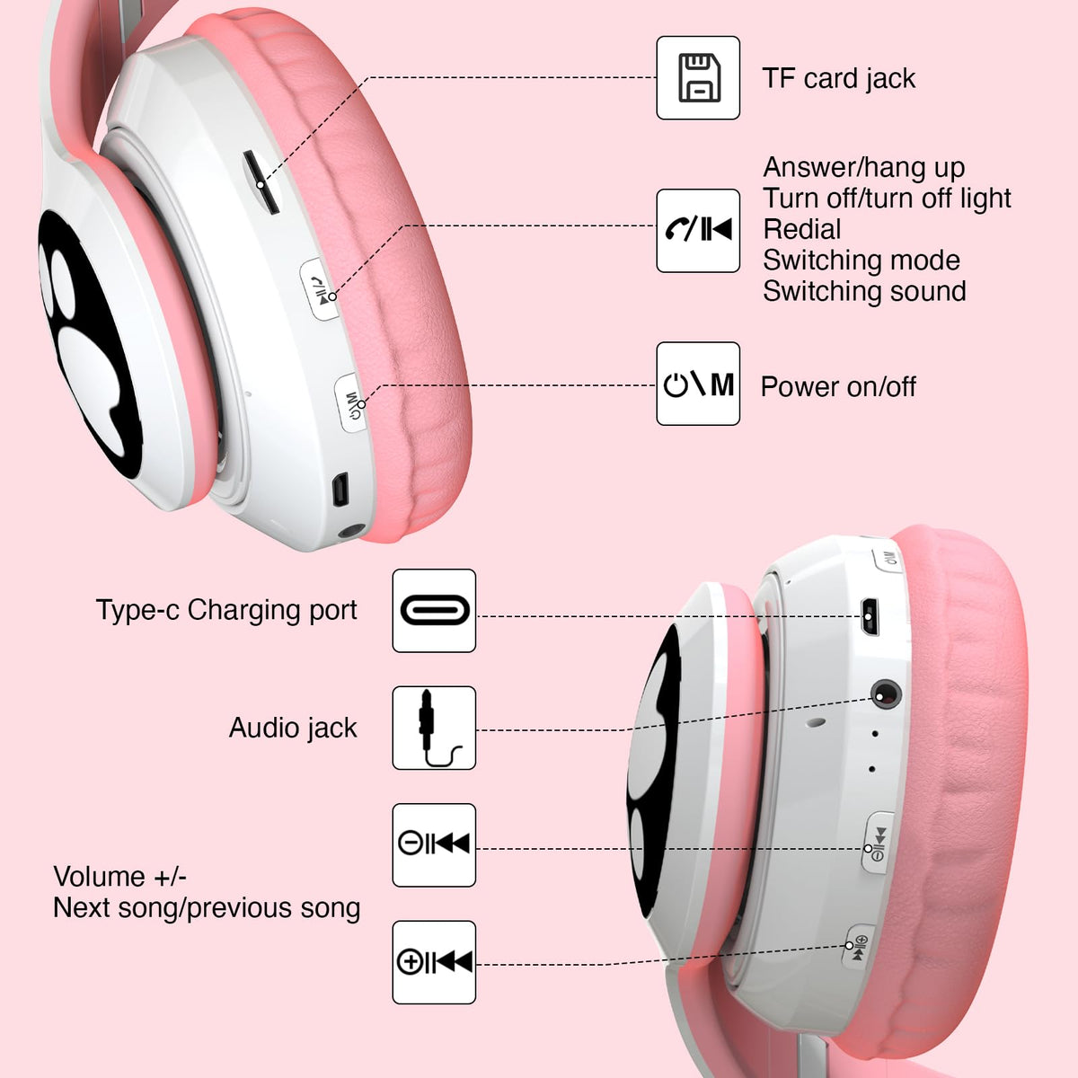 KERHAND design limits volume for safer listening during playtime.