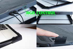 KEROLFFU balanced airflow from four fans keeps laptops cooler