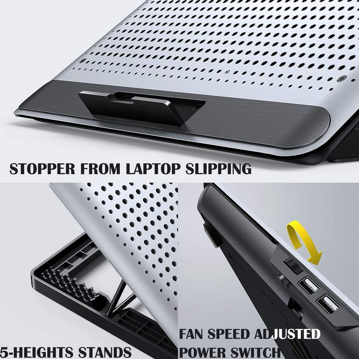 KEROLFFU ergonomic tilt stand with five height options