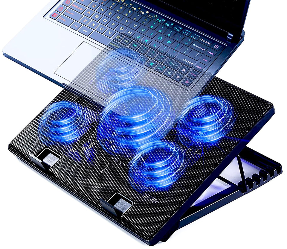 KEROLFFU laptop cooling pad 17inch with large stable surface for gaming laptops