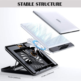 KEROLFFU dual USB ports for peripheral connections while cooling