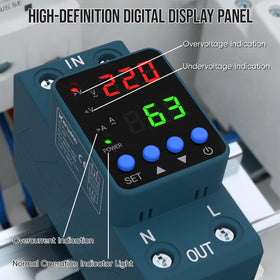 KERWINN overcurrent protection mode prevents equipment damage during spikes.
