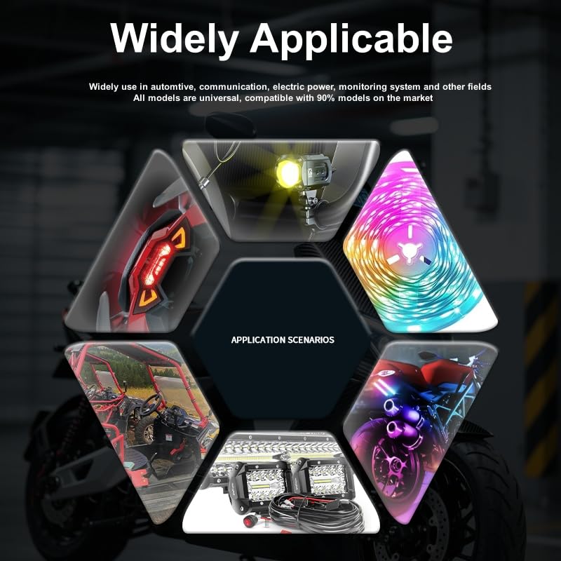 Kewig 400W power supply for motorcycles and scooters with robust design.