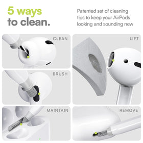 KeyBudz Air Care 2.0 Dupont nylon bristles reach tight spaces safely.