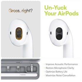 KeyBudz Air Care 2.0 thermoplastic case keeps tips organized.