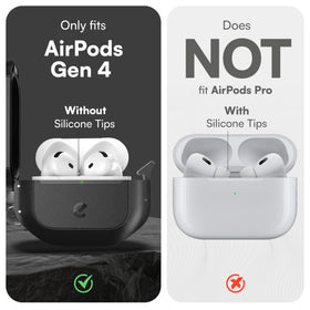 Keybudz AirPods 4 Case IP68 dustproof closeup highlights water and dust resistance.