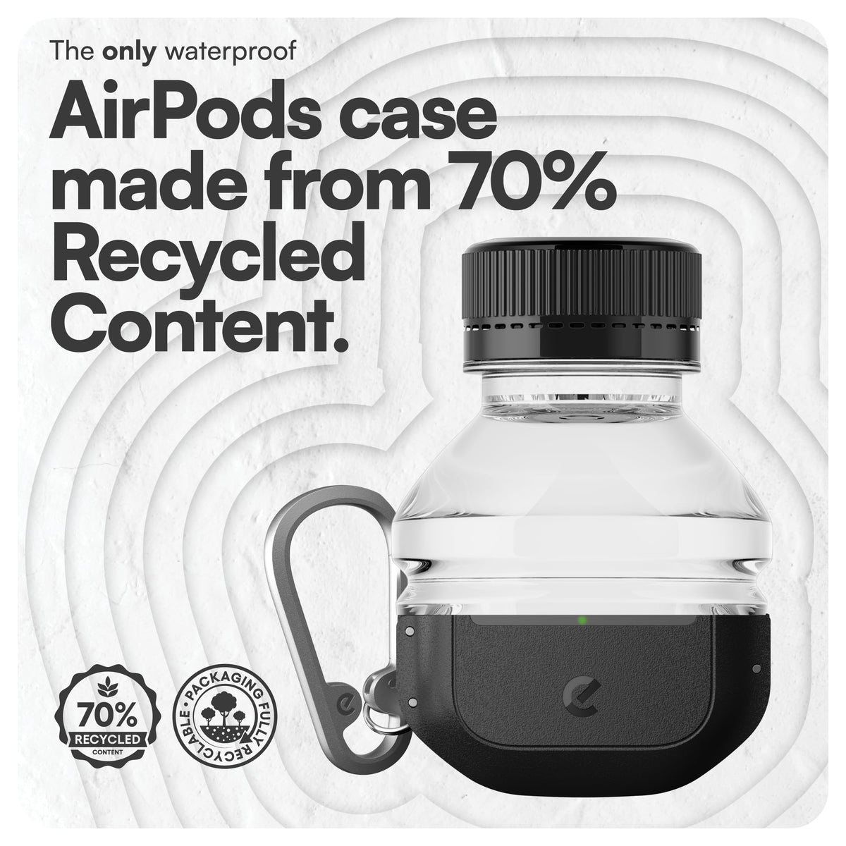 Keybudz AirPods 4 Case sealed lid aids reliable protection outdoors.
