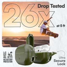 Keybudz alloy carabiner clipped to backpack for hands‑free carrying