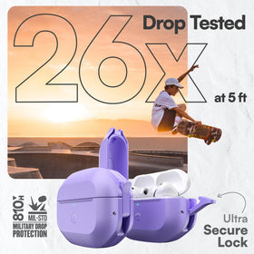 Keybudz alloy carabiner clipped to backpack, convenient carry on the go