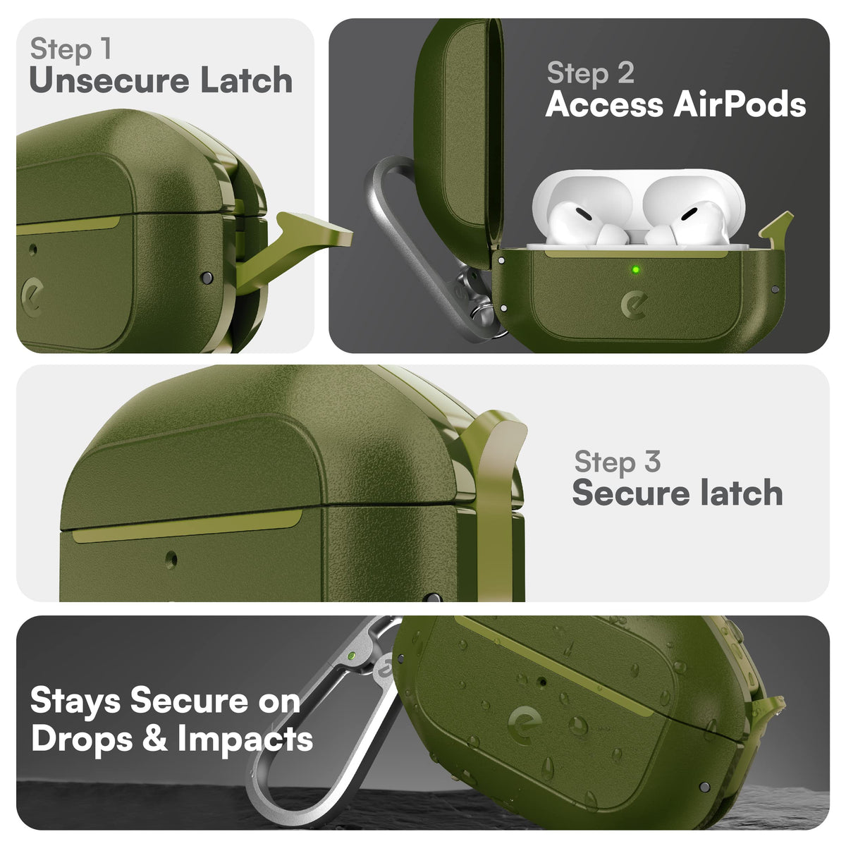 Keybudz textured hard-shell detail demonstrating scratch resistance