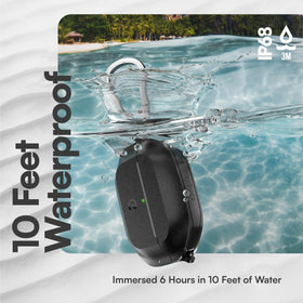 Keybudz submerged to show IP68 water resistance and peace of mind
