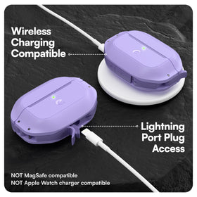 Keybudz next to a credit card showing compact scale and pocket-friendly size