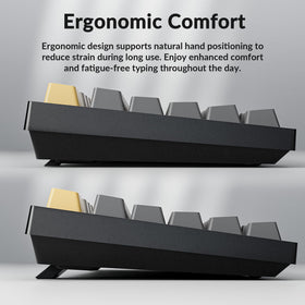 Keychron keycap legends close-up demonstrating durable double-shot printing
